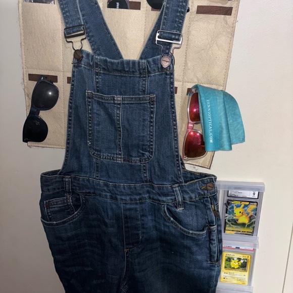 Dollhouse Pants - Denim Overalls doll house
